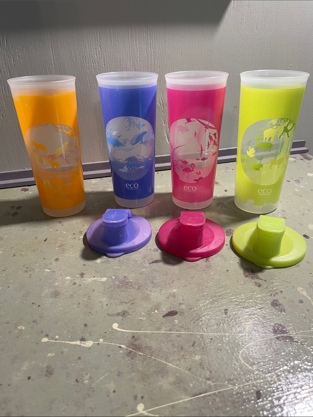 eco Tupperware tumbler set